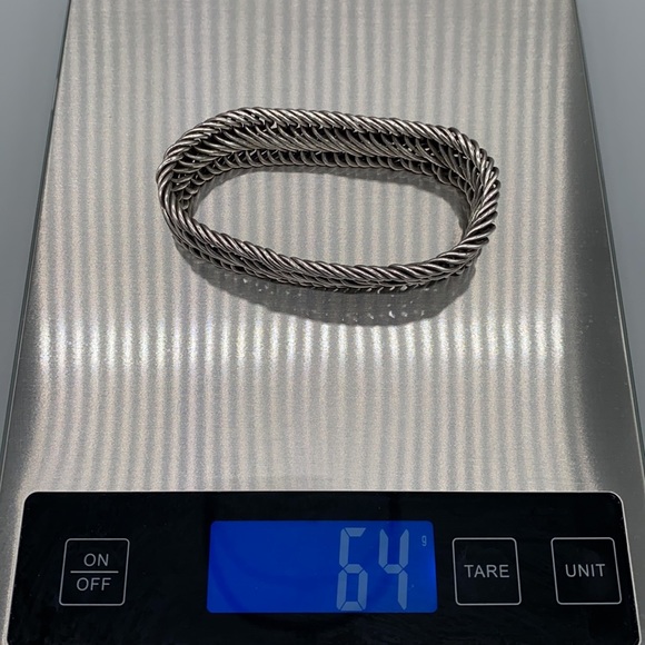 Very, RARE, Lois Hill sterling continuous link bracelet in 8 inch length 🌻 - Picture 6 of 6